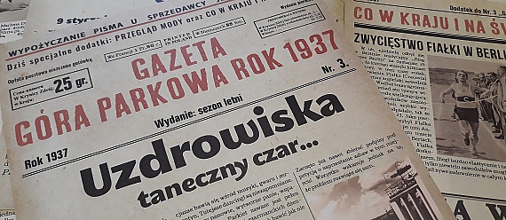 Gazeta Góra Parkowa rok 1937