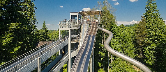 Paradise Slides - open depending on weather conditions