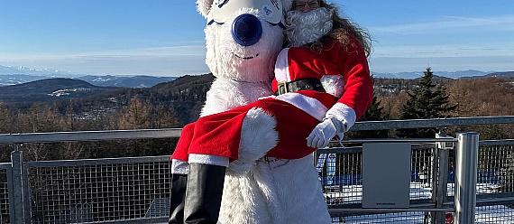 Mikołajki na stoku na Jaworzynie Krynickiej