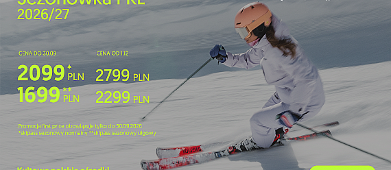 Sezonówka 2026/27 - zaplanuj zimę już teraz! 